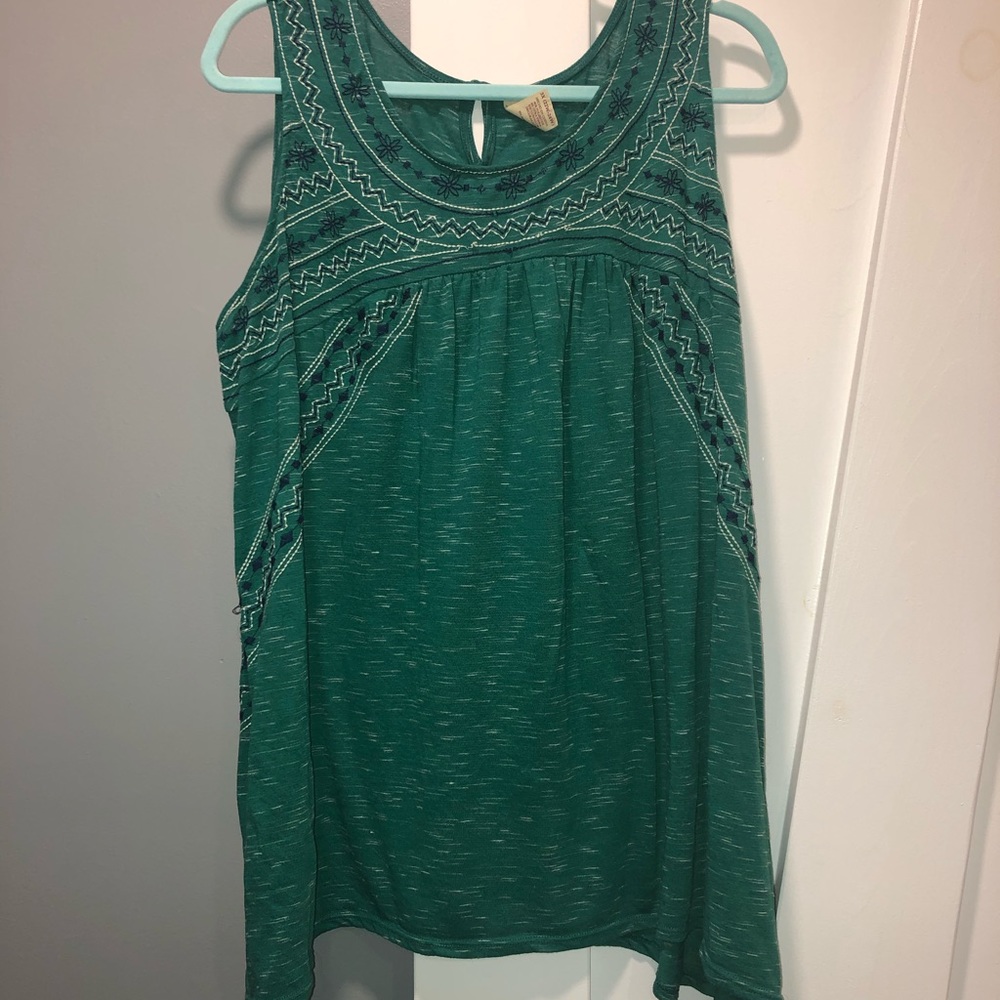 Green tank top Never Worn